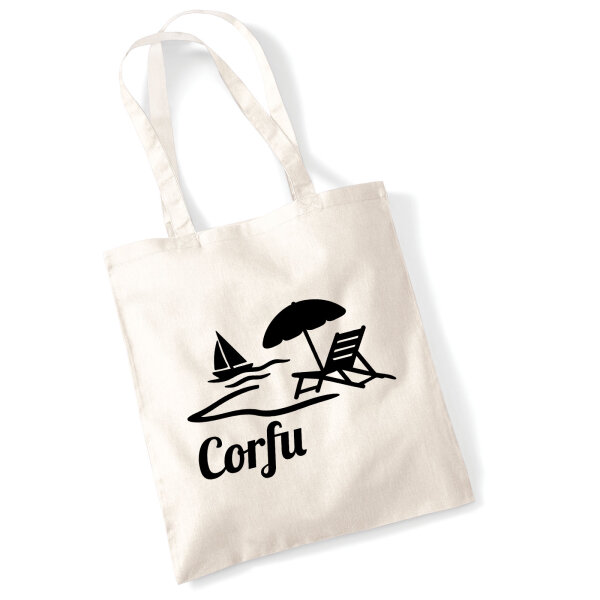 Jutebeutel Corfu Griechenland 10 Liter