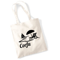 Jutebeutel Corfu Griechenland 10 Liter