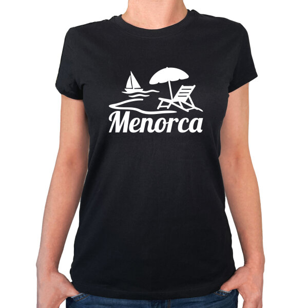 Damen T-Shirt Menorca Spanien Größe XS-XXL