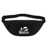 Bauchtasche Menorca Spanien 2,5 Liter Black Crossbody Bag
