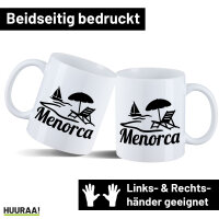 Kaffeetasse Menorca Spanien 330ml