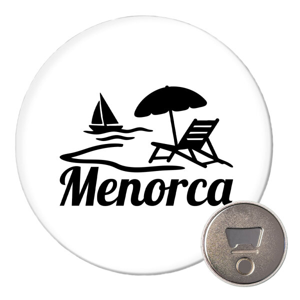 Magnet Menorca Spanien 59mm Kühlschrankmagnet Flaschenöffner