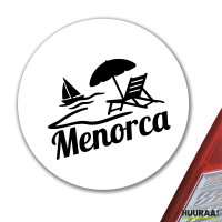 Aufkleber Menorca Spanien 10cm Sticker