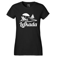 Damen T-Shirt Lefkada Griechenland Größe XS-XXL