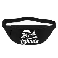 Bauchtasche Lefkada Griechenland 2,5 Liter Black