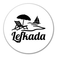 Aufkleber Lefkada Griechenland 10cm Sticker