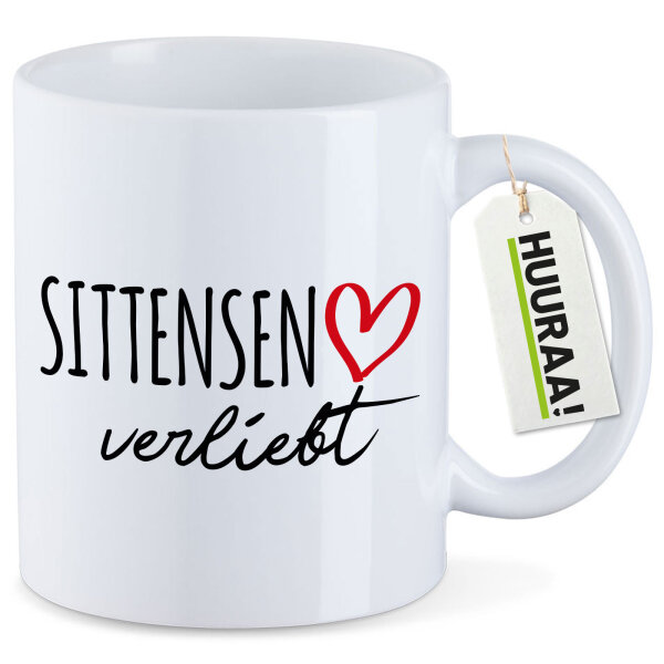 Kaffeetasse Sittensen verliebt 330ml