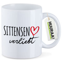 Kaffeetasse Sittensen verliebt 330ml