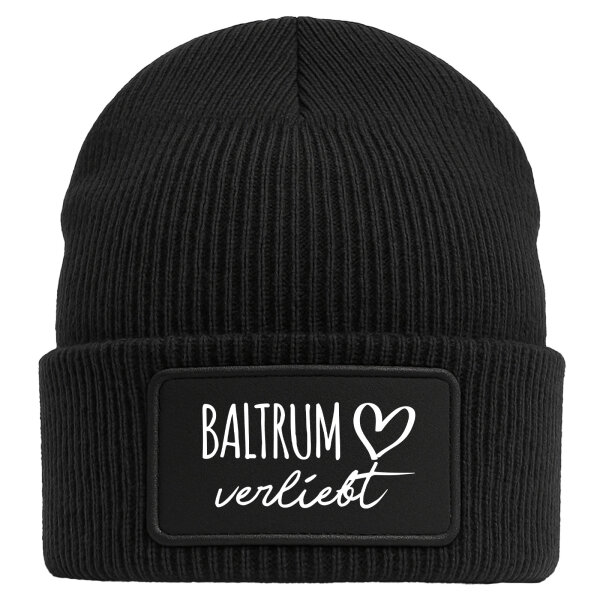 Beanie Baltrum verliebt Black Mütze