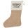 Weihnachtsstrumpf Baltrum verliebt Beige