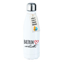 Edelstahl-Trinkflasche Baltrum verliebt 500ml Wasserflasche