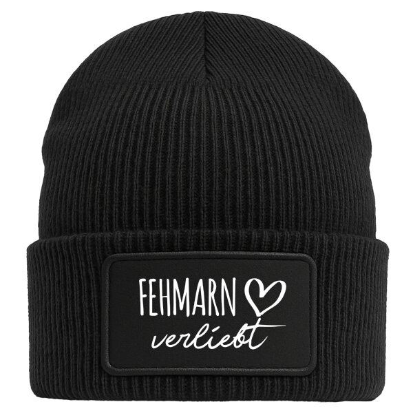 Beanie Fehmarn verliebt Black Mütze