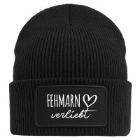 Beanie Fehmarn verliebt Black Mütze