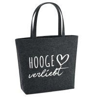 Filzshopper Hooge verliebt 22 Liter Filztasche