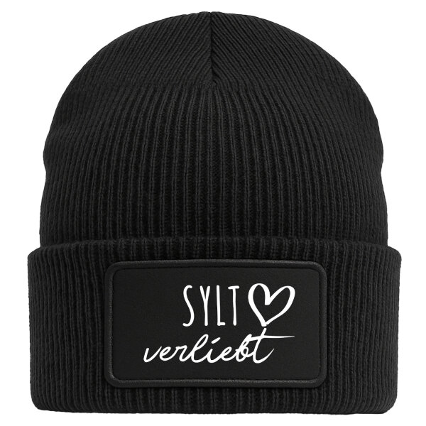 Beanie Sylt verliebt Black Mütze