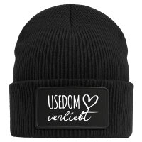 Beanie Usedom verliebt Black Mütze