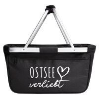 Einkaufskorb faltbar Ostsee verliebt 20 Liter Tragekorb...