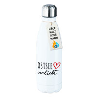 Edelstahl-Trinkflasche Ostsee verliebt 500ml Wasserflasche
