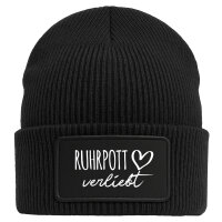 Beanie Ruhrpott verliebt Black Mütze