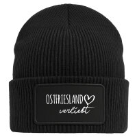 Beanie Ostfriesland verliebt Black Mütze