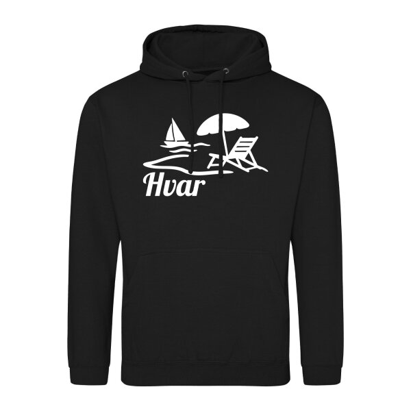 Unisex Hoodie Hvar Kroatien Größe S-3XL