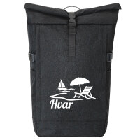 Kurierrucksack Hvar Kroatien 30-44 Liter Black Melange