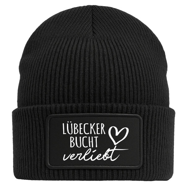 Beanie Lübecker Bucht verliebt Black Mütze