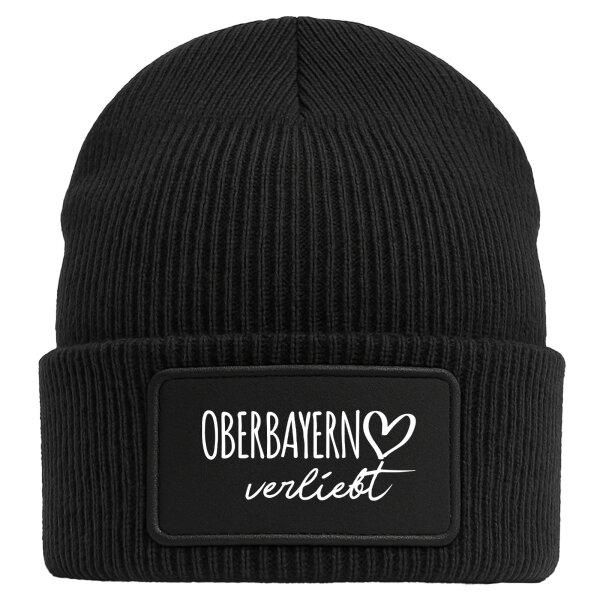Beanie Oberbayern verliebt Black Mütze