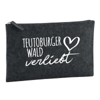Kulturbeutel Teutoburger Wald verliebt 1 Liter Filz...
