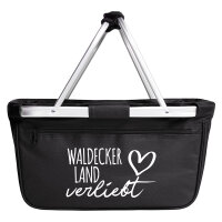 Einkaufskorb faltbar Waldecker Land verliebt 20 Liter...