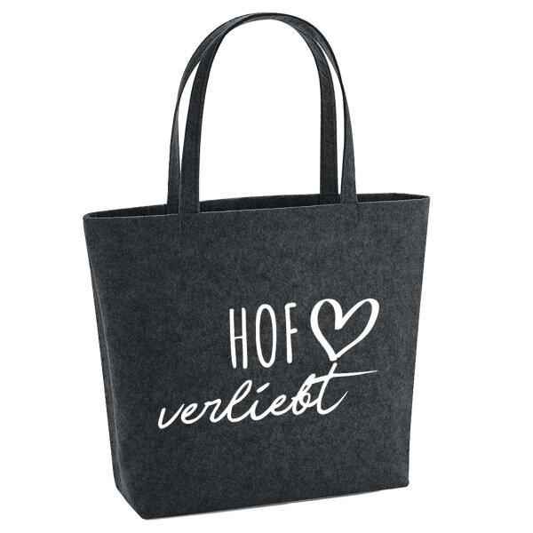 Filzshopper Hof verliebt 22 Liter Filztasche