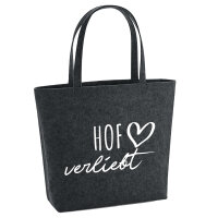 Filzshopper Hof verliebt 22 Liter Filztasche