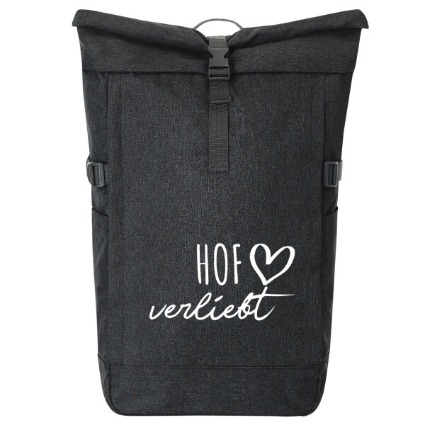 Kurierrucksack Hof verliebt 30-44 Liter Black Melange