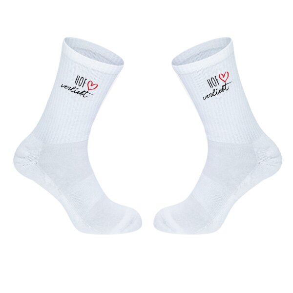 Unisex Socken Hof verliebt Baumwolle