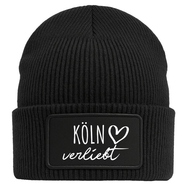 Beanie Köln verliebt Black Mütze