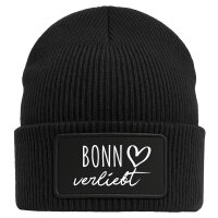 Beanie Bonn verliebt Black Mütze