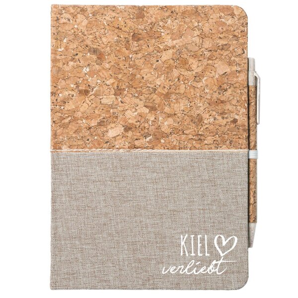 Notizbuch A5 Kiel verliebt 80 Blatt inkl. Kugelschreiber