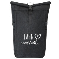 Kurierrucksack Lahn verliebt 30-44 Liter Black Melange