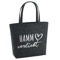 Filzshopper Hamm verliebt 22 Liter Filztasche