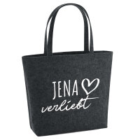 Filzshopper Jena verliebt 22 Liter Filztasche