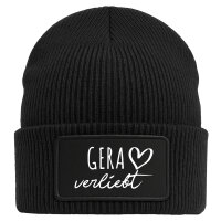 Beanie Gera verliebt Black Mütze