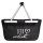 Einkaufskorb faltbar Leer verliebt 20 Liter Tragekorb Black
