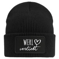 Beanie Werl verliebt Black Mütze