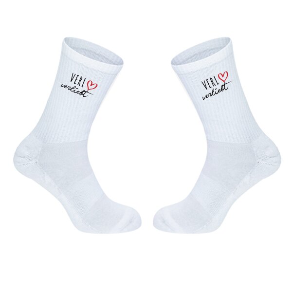 Unisex Socken Verl verliebt Baumwolle