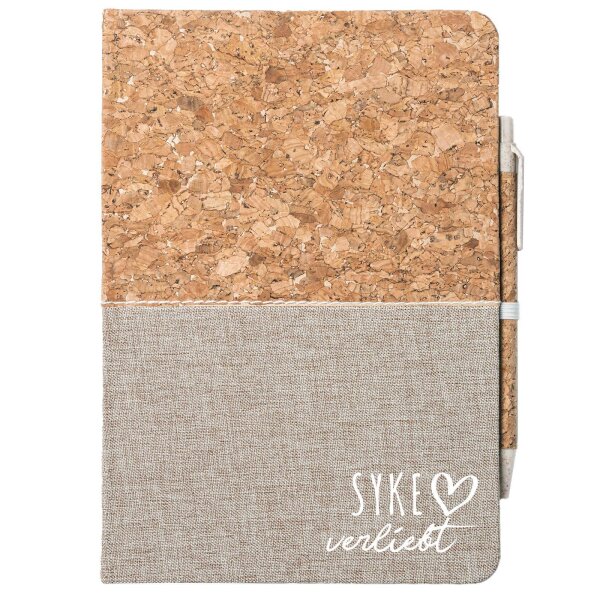 Notizbuch A5 Syke verliebt 80 Blatt inkl. Kugelschreiber