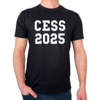 Herren T-Shirt CESS 2025 Abschluss Belgien (frz.)...