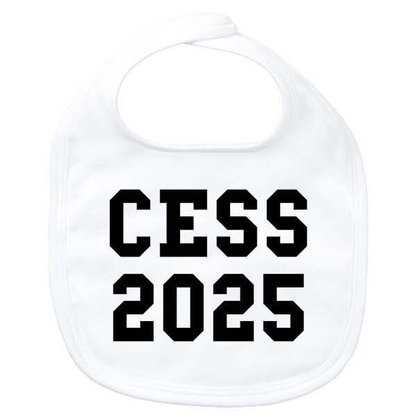 Baby Lätzchen CESS 2025 Abschluss Belgien (frz.)