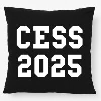 Kissen CESS 2025 Abschluss Belgien (frz.) 40x40cm