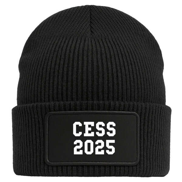 Beanie CESS 2025 Abschluss Belgien (frz.) Black Mütze