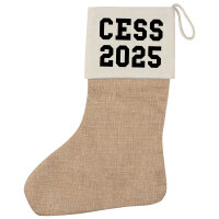 Weihnachtsstrumpf CESS 2025 Abschluss Belgien (frz.) Beige